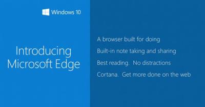 Ra mắt trình duyệt Microsoft Edge